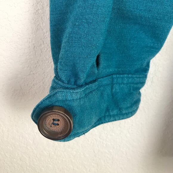 Soft Surroundings Drapey Open Front Drawstring Waist Pockets Jacket PM M Petite - Picture 8 of 15